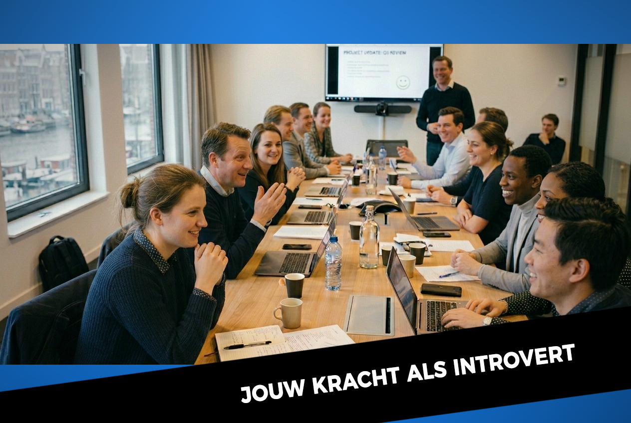 Niet de luidste in de kamer? Perfect. Dáár zit jouw kracht